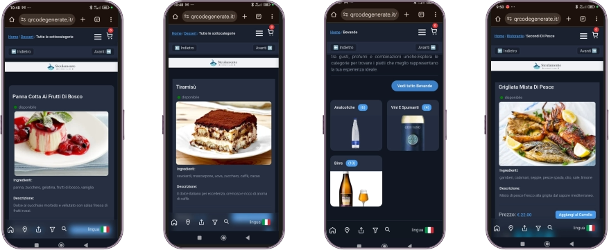 Ordinare con menù digitale
